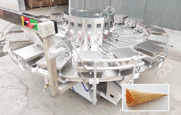 Máquina Para Fabricar Conos De Azúcar Enrollados